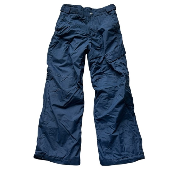 Columbia Kids Ice Slope II Insulated Pants size medium 10-12 navy blue winter - Picture 1 of 6